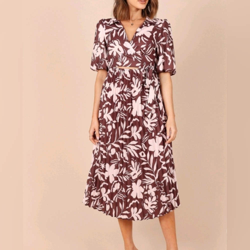 Petal and Pup Amada Pleated Dress NWOT
